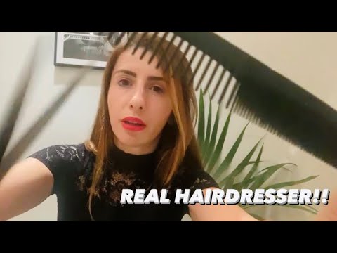 ASMR relaxing & gentle HAIRCUT by real hairdresser ✂️