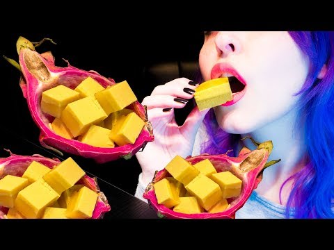 ASMR: Wobbly Orange Creamsicle Gummies | Slurping Jelly Cubes ~ Relaxing Eating [No Talking|V] 😻