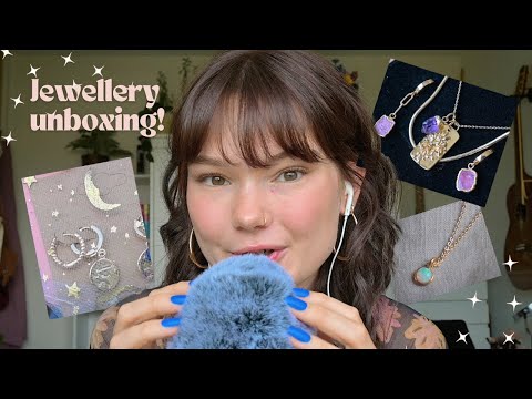 ASMR the cutest jewelry unboxing (lunagirljewelry) (closeup whispers, tapping, crinkles, good times)