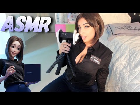 ASMR  assistente virtual assistent  sansung cosplay ear licking, cerebral orgasm, orgasmo cerebral