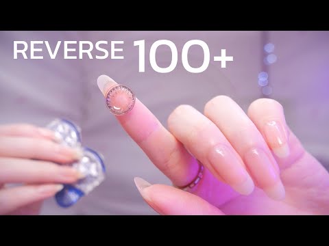 ASMR REVERSE 100+ TRIGGERS on YOUR FACE (First Person) / Non-Stop Tingles?!