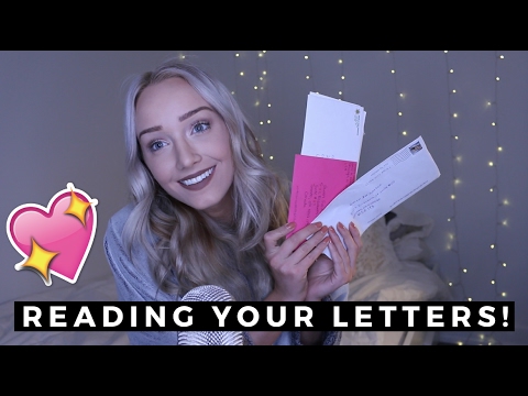 ASMR Reading Your Letters! | GwenGwiz