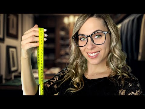 [ASMR] Gentlemen's Suit Fitting & Tailor Shop ASMR (Measurements, Roleplay) Personal Attention