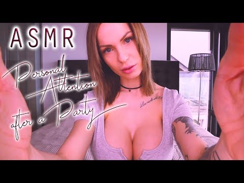 ASMR I take care of you after a Party Night - Personal Attention Soft Whispering Hand Movements