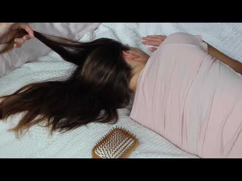 ASMR | Hair brushing to help you sleep 💕 (no talking)