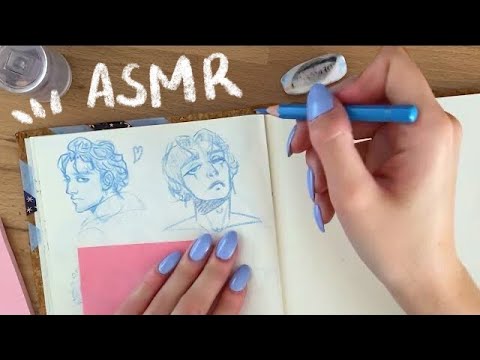 ASMR | Dessin, bruit de crayon & chuchotements (pour se détendre)