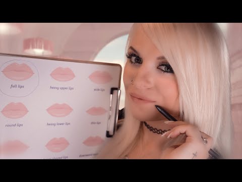 Drawing on your Facial Features | ASMR Face Clinic