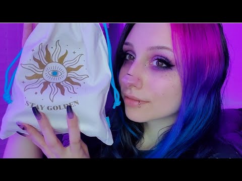 ASMR July IPSY Glam Bag Opening | whispered, tapping, mouth sounds