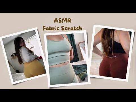 ASMR PURE FABRIC SCRATCHING & RUBBING ( Gym Outfits) #asmr #asmrcommunity #asmrsounds #asmrfabric