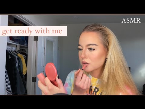ASMR | get ready with me in a hurry, but a calm hurry