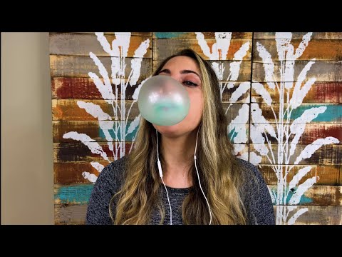 Gum chewing ASMR - Double Bubble: Watermelon 🍉 - No Talking 🤫