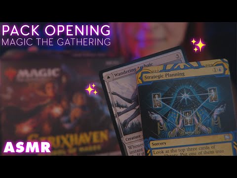 [ASMR] Pack Opening: Magic The Gathering (Strixhaven Bundle)