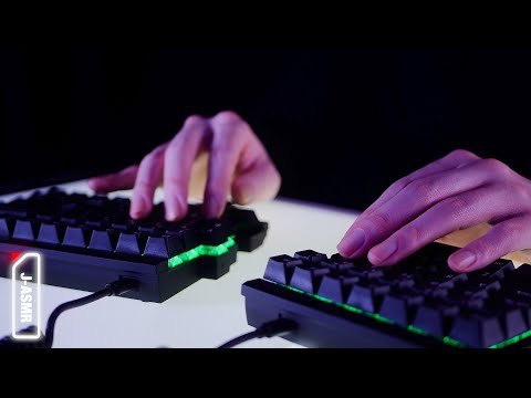 [ASMR]静音赤軸のキーボードタイピング音 - Mistel Barocco MD770RGB Keyboard Typing(No Talking)
