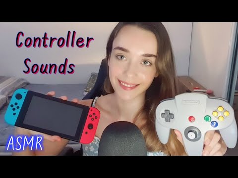 [ASMR] Gaming Controller Sounds & Whispering (N64 and Nintendo Switch)