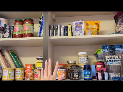 ASMR organizing pantry | No Talking