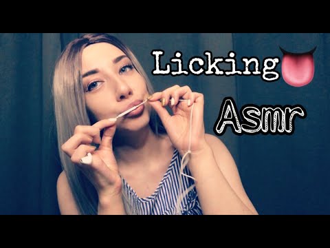 АСМР ликинг микрофона / ASMR mic licking 👅