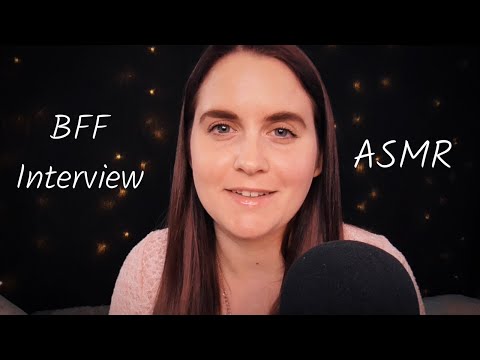 ASMR Interviewing You To Be My Best Friend (Soft Speaking)