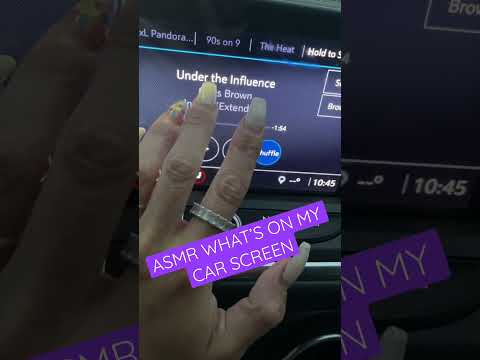 CAR ASMR WHAT’S ON MY SCREEN SO RELAXING 😱
