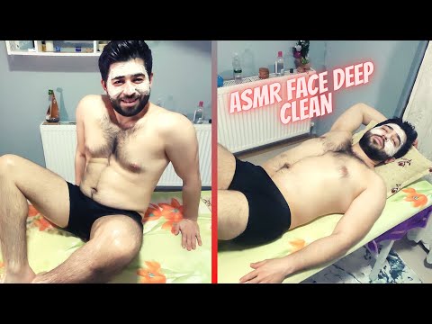 ASMR TURKISH RELAXING AND SLEEP MASSAGE-Asmr chest,face.arm,hand,abdominal,leg,massage