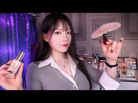 ASMR(Sub✔)바쁜 아이돌 대기실 메이크업 1시간 숙면보장 Busy K-POP Idol make up Role Play 1hour (in the Back Stage)