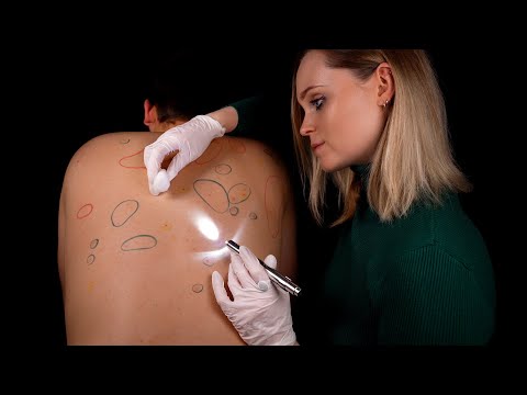 ASMR | Dermatologist does a BACK INSPECTION [TINGLY FRIDAY]