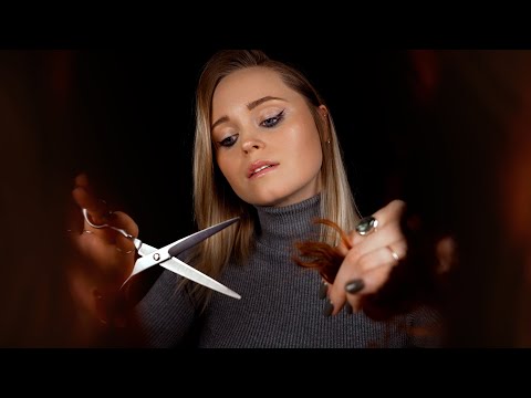 ASMR | Minimalist HAIRCUT with ULTRA GENTLE detangling and oiling