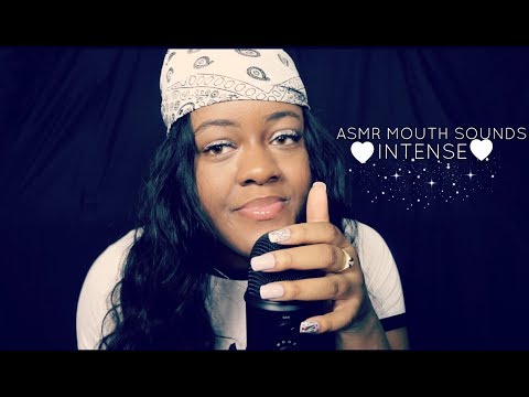 ASMR Fast Wet Mouth Sounds & Hand Movements (Sticky, Tongue Flipping..) | INTENSE ~