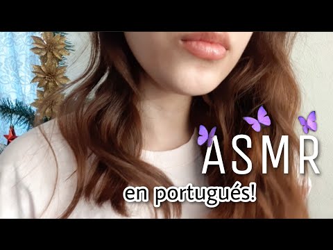 ASMR Tentando falar em portugues 😻| asmr en portugués
