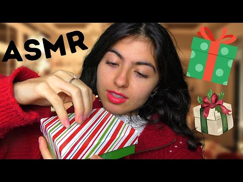 ASMR || giving you christmas presents
