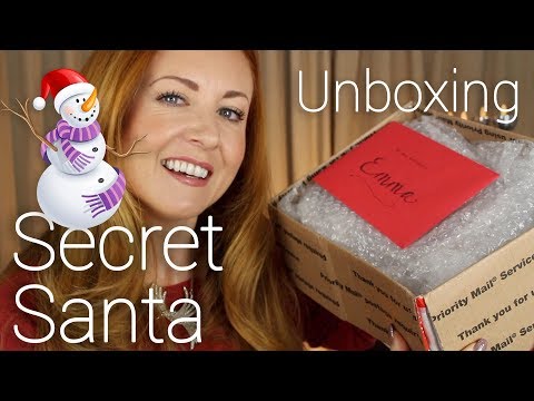 ASMR Secret Santa 🎁 Unboxing Gifts