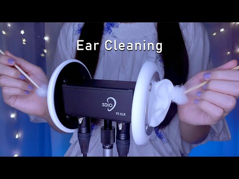 ASMR Tingly Ear Cleaning with Fluffy Earpick 😪 (Whispering) Eardrum & Outer ear