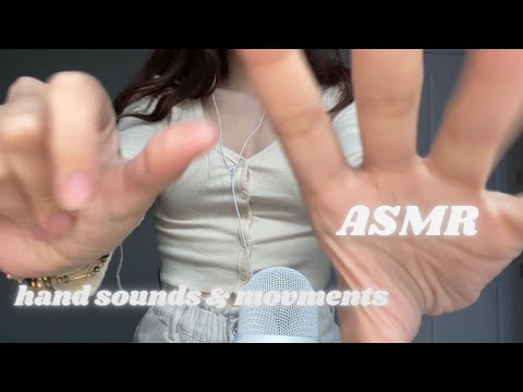 ASMR unpredictable & chaotic hand sounds & movements ~ throwing tingles, peripheral￼ triggers +