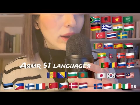 Asmr say ^I love you^ 💕in 51 languages 🫧