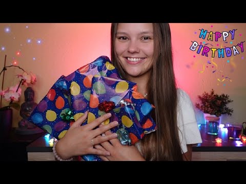 ASMR What I Got For My Birthday From My Subscribers (You) ❤️🥳🎁 (Wishlist Gift Haul)