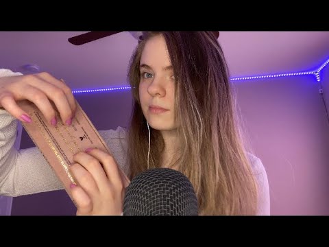 My first ASMR video ❤️/ trying ASMR for the first time