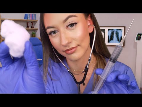 ASMR Nurse Roleplay ~ Covid Vaccine & Relaxing Check Up 😴