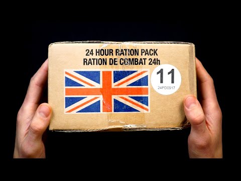 ASMR British Military MRE (no talking)