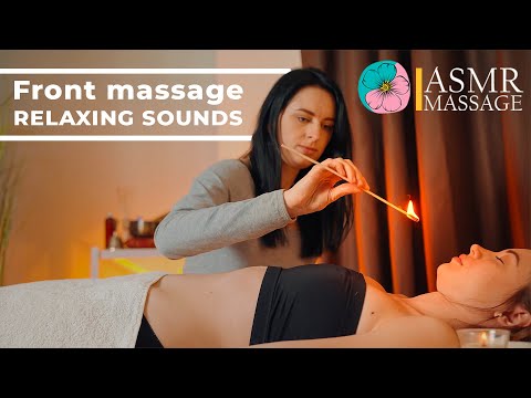 ASMR Front relaxing massage (belly, face) by Anna