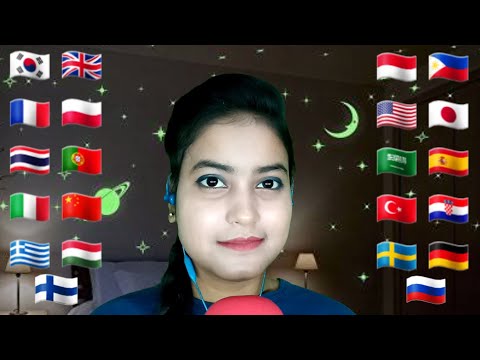 ASMR "March" In Different Languages With Tingly Mouth Sounds