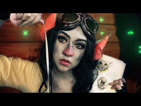 Firelights Member Measures you for a Mask [ASMR] (personal attention, face cleaning, measuring, etc)