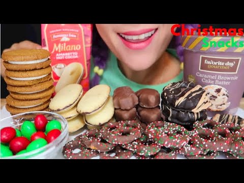 ASMR CHRISTMAS LIMITED, GINER BREAD CHEESECAKE COOKIE, AMARRETTO HOT COCOA, 크리스마스 한정 쿠키CURIE.ASMR
