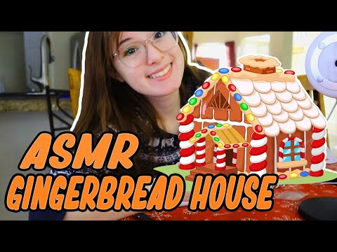 ASMR Building A Gingerbread House!🏠🎄