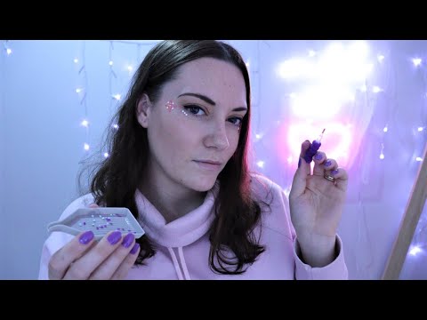 ASMR | Painting Your Face with Diamonds 💎 4K | Soft Spoken