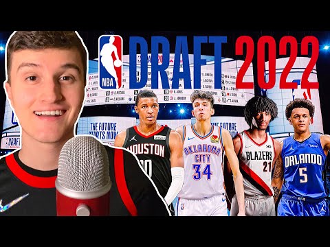 ASMR Grading The 2022 NBA Draft Picks 🏀