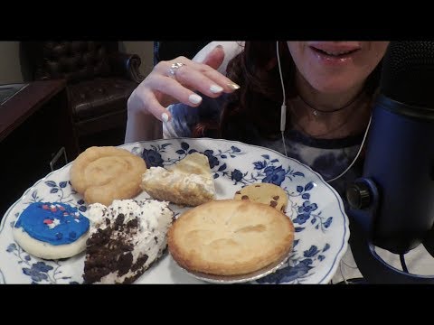 ASMR Bakery Role Play with Soda and Eating Sounds. Whispered