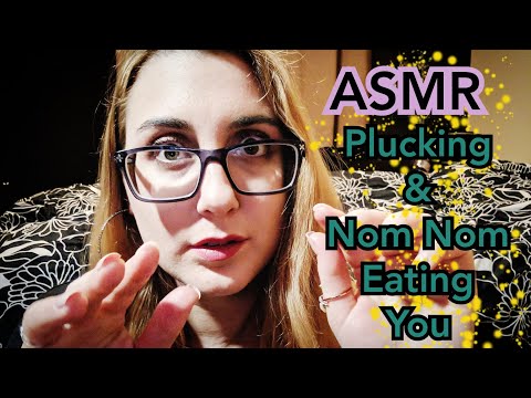 ASMR Om NomNom Eating your Soul plucking negative energy & Eating It