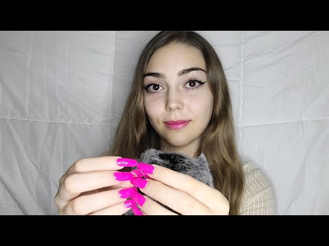 ASMR | Fake Nail Click Clacks with Semi-Inaudible Whispering, Keyboard Tapping