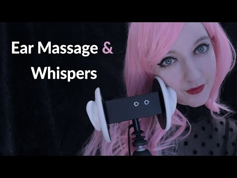 ASMR 3Dio Ear Massage, Tapping & Ear to Ear Whisper (Binaural)