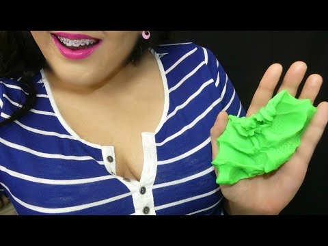 ASMR Playing With Play Doh  - Squishy Sounds & Poking 3DIO Binaural