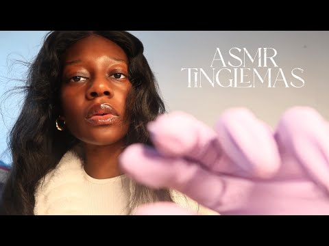 ASMR TINGLEMAS | SCRATCHING YOUR FACE + Gloves Sounds